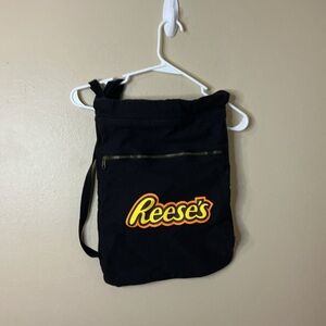 Comfort Colors Black Backpack with Reese's Design